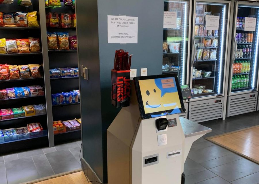 The Aramark Micro Market officially opens allowing students, faculty, and staff to purchase snacks 24/7 based on their convenience.