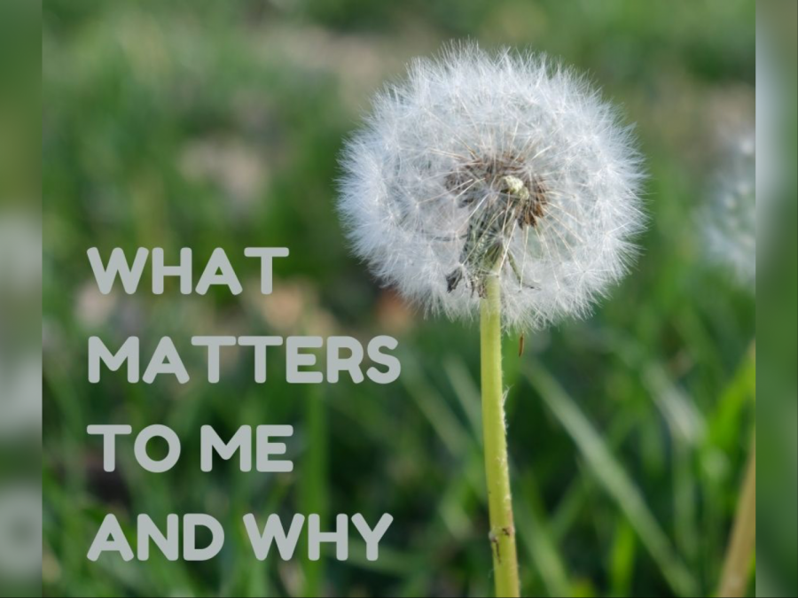 What Matters to me and Why