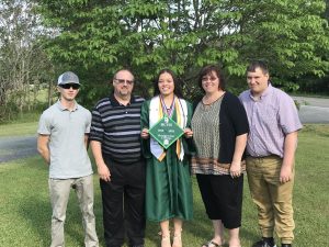 Gormus Family photo on graduation day