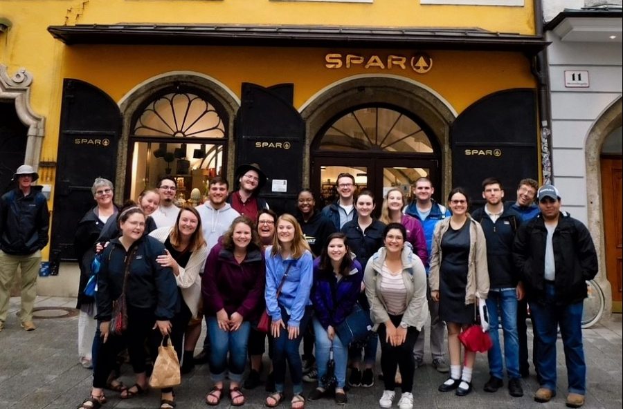 Study abroad students in Salzburg, Austria