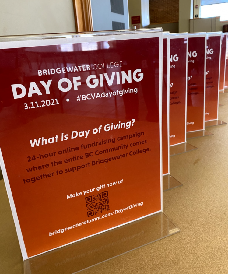 Day of Giving signs