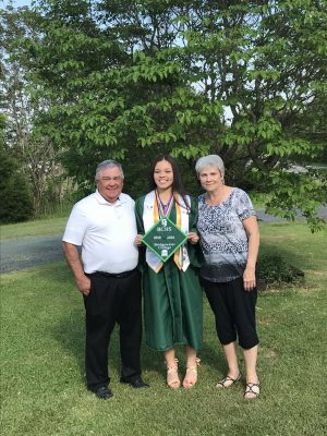 Emily with grandparents