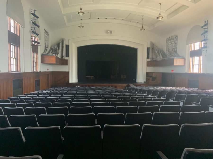 Stage in Cole Hall