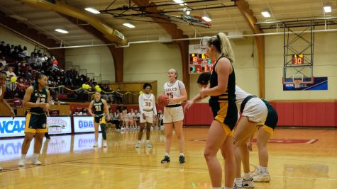 Some crowd members in the general seating side of the game were visibly upset multiple times throughout the women’s game