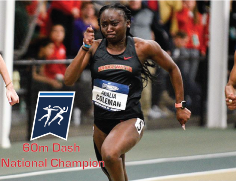 Adalia Coleman captured the 60 meter dash National Championship at the NCAA DIII National Championships on Mar. 12.