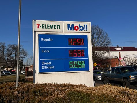 The 7-Eleven gas station off North Main St. in Bridgewater, Virginia is $4.29 a gallon at the date of this publication, two cents less than the Harrisonburg metro average.