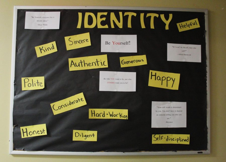Poster with different identities
