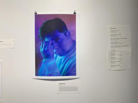 (Work displayed is by Leal-Cruz) “Pictured in the image is my boyfriend Uriel; he was my model for that image,” said Leal-Cruz. 