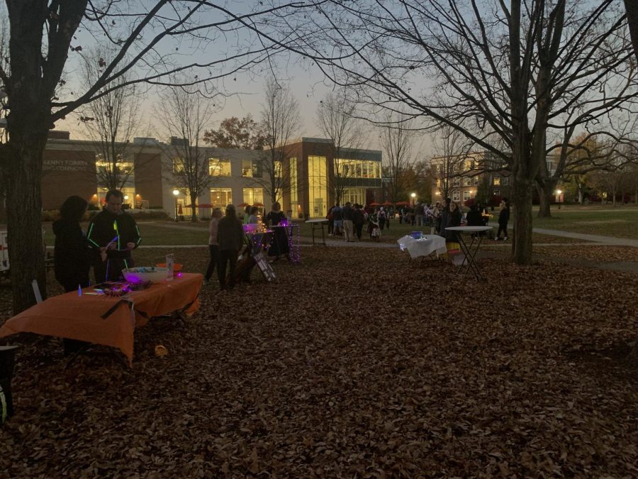 On Oct. 17, residents of Bridgewater were invited to campus for an evening of Trick or Treating on the mall. Multiple on-campus departments and student clubs and organizations volunteered to hand out candy and other treats.