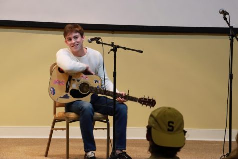 Open Mic Night, presented by CEAT on Jan. 28, provided an opportunity for students to showcase their talents on campus.