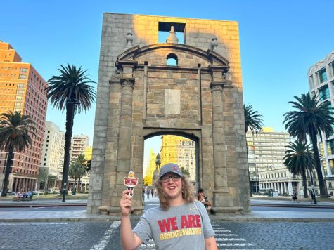 Junior Aidan Keller currently studying abroad in Montevideo