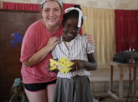 Junior Emily Wylie with a child namedZeila