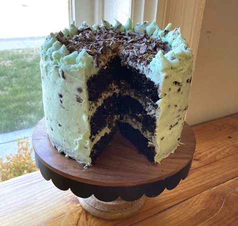 Andes chocolate mint cake