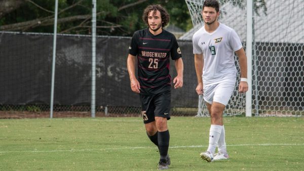 Senior John Meier anticipates his next move, demonstrating a keen awareness of his on-field actions. With three goals in his career, all achieved in the current ODAC campaign, he now stands tied for third on the team in points, boasting a total of six.