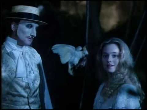 The 1990 miniseries starring Charles Dance as Erik Carrier and Teri Polo as Christine Daee, both of whom are closer to the novel’s appearances. Guileless Erik takes Christine to his dreamery, an underground forest.