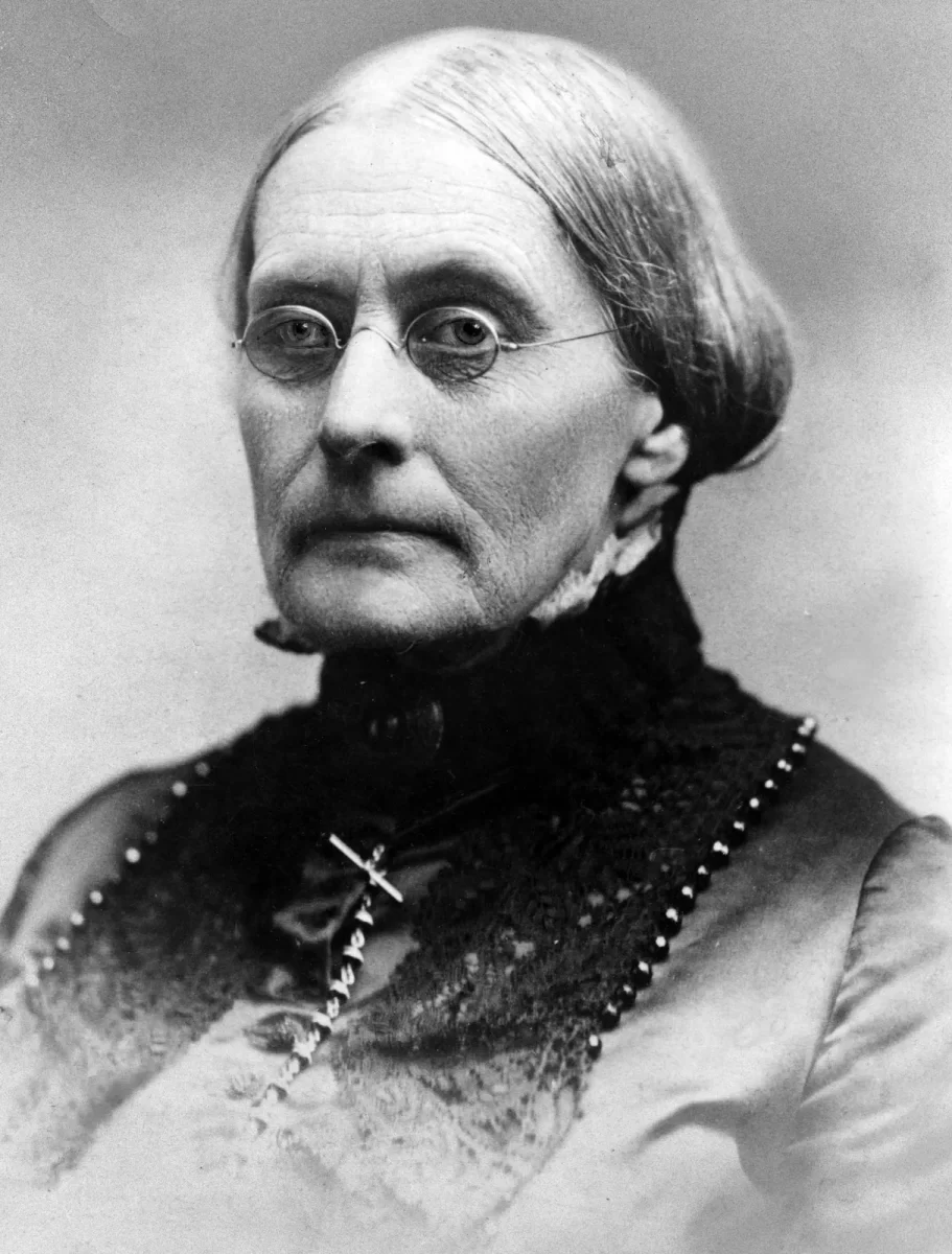 Susan B. Anthony was a leader of the Women’s Suffrage Movement. Anthony dedicated her life to fighting for women’s rights. 