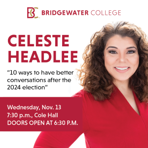 Celeste Headlee, author and co-host of "Retro Report on PBS," joins Willow Allen to discuss the upcoming Endowed Lecture on November 13, 2024, at 7:30 in Cole Hall. Headlee will discuss "10 Ways to Have Better Conversations After the 2024 Election." 