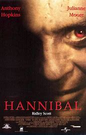 The film based on Thomas Harris’ Hannibal stars Anthony Hopkins as Lecter and Julianne Moore as Starling, with Ridley Scott directing. The film’s second and third acts deviate vastly from the novel.