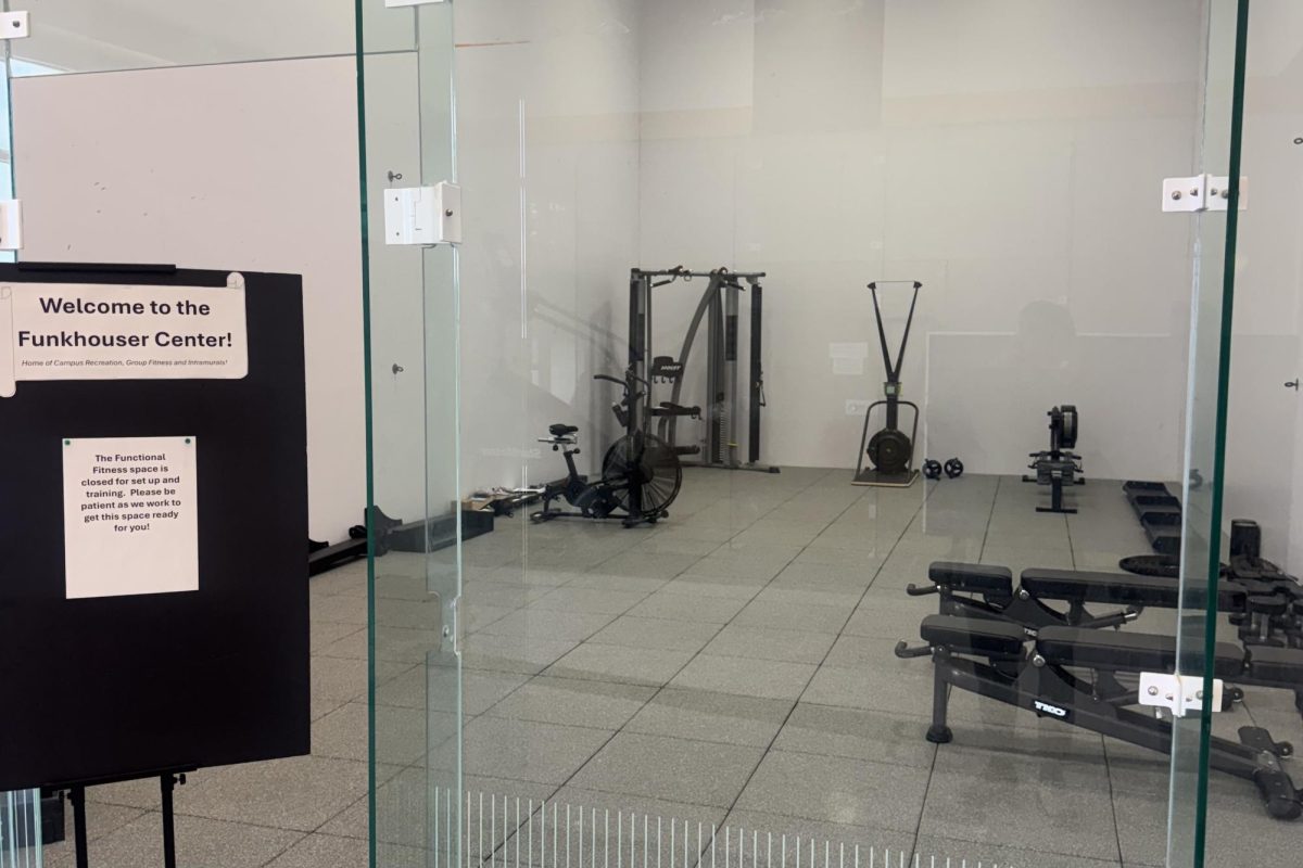 Bridgewater's new functional fitness space is currently under construction. According to Lori Schrock, the space will open upon the arrival of a few final pieces in the next couple of weeks. 